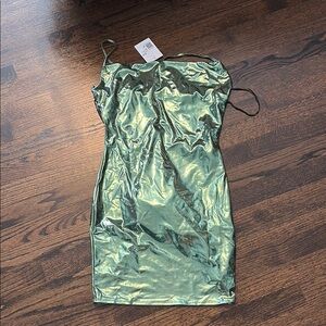 Forever 21 Green Bodycon Mini Dress